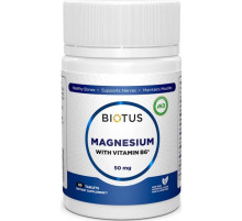 Магній В6  Biotus Magnesium with Vitamin B6 60 таб