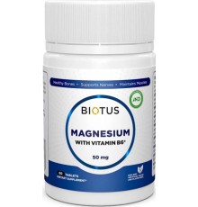 Магній В6  Biotus Magnesium with Vitamin B6 60 таб