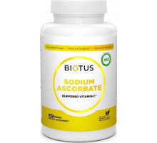 Буферізований вітамін С (аскорбінова кислота) Biotus Sodium Ascorbate 227 г