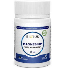 Магній В6 Biotus Magnesium with Vitamin B6 30 таб