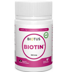 Біотин Biotus Biotin 300 мкг 30 таб