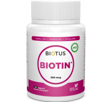 Біотин для волосся  Biotus Biotin 300 мкг 100 таб