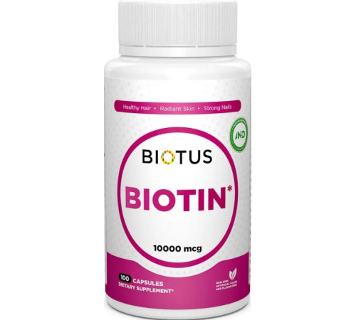 Біотинвід випадіння волосся Biotus Biotin 10000 мкг 100 капс
