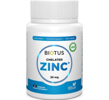 Цинк Biotus Chelated Zinc 30 мг 60 капс