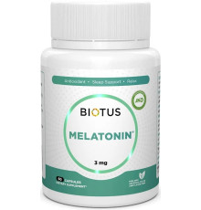 Мелатонін для сну Biotus Melatonin 3 мг 60 капс