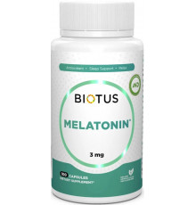 Мелатонін для покращення сну Biotus Melatonin 3 мг 100 капс