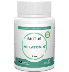 Мелатонін для сну Biotus Melatonin 5 мг 60 капс