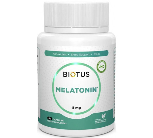 Мелатонін для сну Biotus Melatonin 5 мг 60 капс