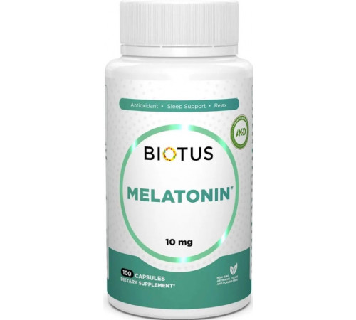 Мелатонін для сну Biotus Melatonin 10 мг 100 капс