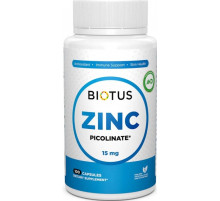 Цинк піколінат Biotus Zinc Picolinate 15 мг 100 капс