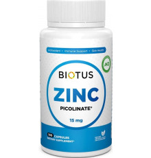 Цинк піколінат Biotus Zinc Picolinate 15 мг 100 капс