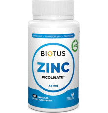 Цинк піколінат Biotus Zinc Picolinate 22 мг 100 капс