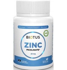 Цинк піколінат Biotus Zinc Picolinate 22 мг 60 капс