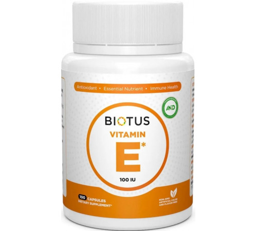 Вітамін Е Biotus Vitamin Е 100 МЕ 100 капс