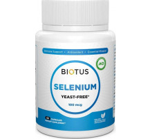 Селен без дрожжей Biotus Selenium 100 мкг 60 капс
