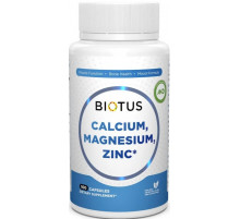 Кальцій магній цинк Д3 Biotus D3 Calcium Magnesium Zinc 100 капс