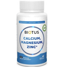 Кальцій магній цинк Д3 Biotus D3 Calcium Magnesium Zinc 100 капс