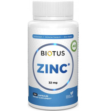 Цинк Biotus Zinc 32 мг 100 капс