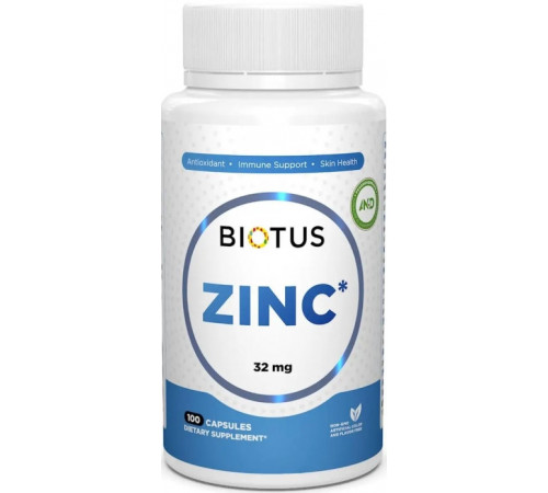 Цинк Biotus Zinc 32 мг 100 капс
