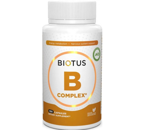 Вітаміни групи В Biotus B-complex 100 капс