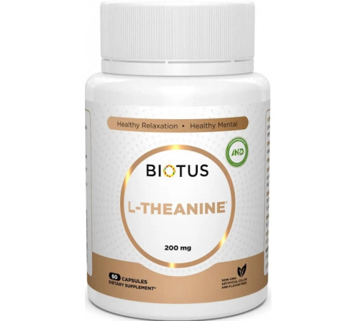 L-теанін Biotus L-Theanine 200 мг 60 капс