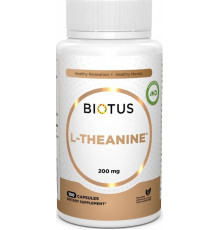 L-теанін для мозгу та нервової системи Biotus L-Theanine 200 мг 100 капс
