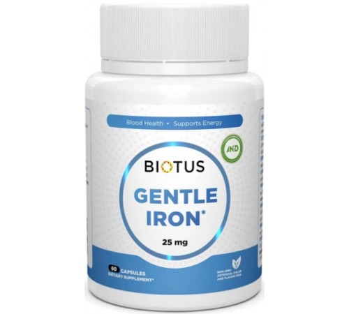 Залізо Biotus Gentle Iron 25 мг 60 капс