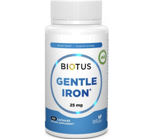 Залізо Biotus Gentle Iron 25 мг 100 капс