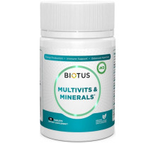 Мультивитамины и минералы Biotus Multivits & Minerals 30 таб