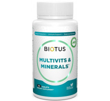 Мультивітаміни та мінерали Biotus Multivits & Minerals 120 таб