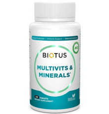Мультивітаміни та мінерали Biotus Multivits & Minerals 120 таб