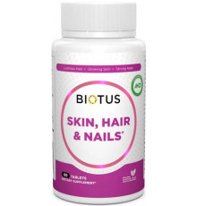 Вітаміни волосся шкіри нігтів Biotus Hair Skin & Nails 60 таб