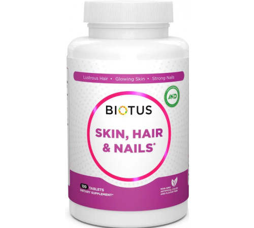Волосся шкіра та нігті Biotus Hair Skin & Nails 120 таб