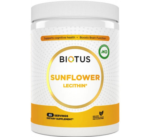 Лецитин соняшниковий Biotus Lecithin Sunflower 454 г