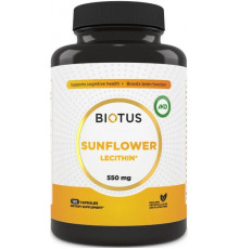 Лецитин соняшниковий Biotus Lecithin Sunflower 120 капс