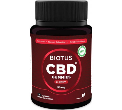 Канабідіол Biotus CBD Gummies 50 мг 30 желейных мишек