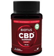 Канабідіол Biotus CBD Gummies 25 мг 30 желейных мишек