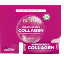 Морський колаген з гіалуроновою кислотою та вітаміном СBiotus Marine Sourced Collagen Peptid30 пак