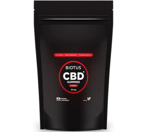 Канабідіол Biotus CBD Gummies 25 мг 20 желейных мишек
