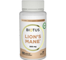 Їжовик гребінчастий Biotus Lion's Mane 500 мкг 60 капс