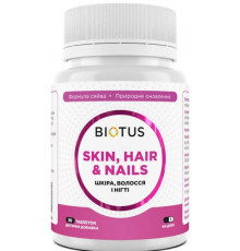 Вітаміни для волосся шкіри нігтів Biotus Skin, Hair & Nails 30 таб