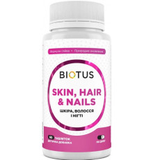 Шкіра, волосся та нігті Biotus Skin, Hair & Nails 60 таб