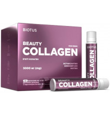 Бьюті колаген Biotus Beauty Collagen 5000 мг 30 флак (каждый по 25 мл) вишня