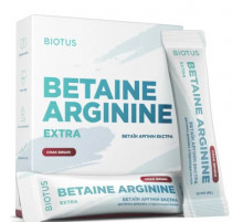 Бетаїн Аргінін Biotus Betaine Arginine Extra 10 саше вишня