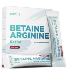 Бетаїн Аргінін Biotus Betaine Arginine Extra 10 саше вишня