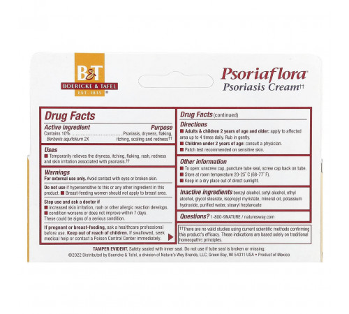 Крем від псоріазу Boericke & Tafel Psoriaflora Topical Cream 28 г