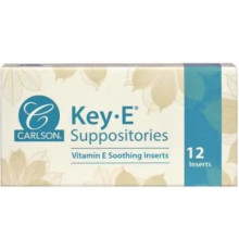 Свічки з вітаміном Е Carlson Key  E Suppositories 12 шт