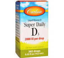 Витамин Д3 жидкий Carlson Vitamin D3 2000 МЕ 10,3 мл
