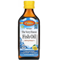 Риб'ячий жир Carlson Fish Oil 1600 мг 200 мл лимон