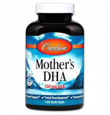 Омега 3 для годуючих мам Carlson Mother's DHA 500 мг 120 гел капс